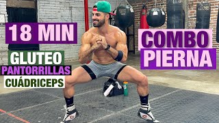 Ejercicios Para Piernas En Casa 18 MIN Rutina Para Endurecer Piernas Sin equipo [upl. by Fennell543]