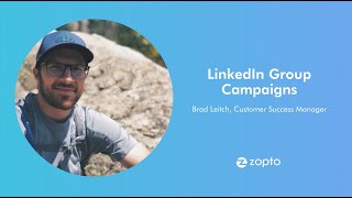 Building LinkedIn Group Campaigns  Zopto [upl. by Mosenthal]