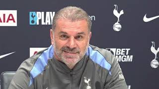 FULL PRESS CONFERENCE Including Embargoed Section Ange Postecoglou Manchester City v Tottenham [upl. by Brittain]