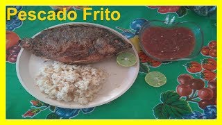 Como hacer Pescado Frito [upl. by Aneger]