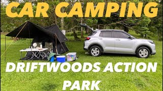 Car Camping  Driftwoods Action Park  Toyota Raize E MT [upl. by Uchish]