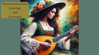 Musical Instruments Paintings and Jazz Music [upl. by Rhodes]