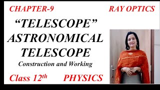 Astronomical Telescope  Class 12 physics Chapter 9 Ray Optics [upl. by Eimak]