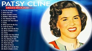 Greatest Hits Of Patsy Cline Full Album 🎶 Leavin On Your Mind I Fall To Pieces She’s Got You 72 [upl. by Prissy]