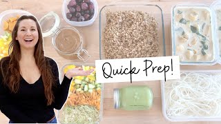 Fridge Freezer amp Pantry Meal Prep Healthy Vegan amp WFPB 🌱 [upl. by Otrevire]