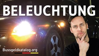 KfzBeleuchtung Wann ist welcher Scheinwerfer zu nutzen 💡  bussgeldkatalogorg [upl. by Nanek]