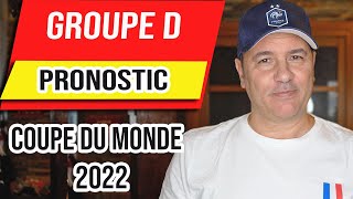 Pronostic Foot  Coupe du Monde 2022  Groupe D [upl. by Chapell142]