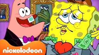 SpongeBob’s Fanciest Moments in Bikini Bottom for 45 MINUTES 🤵‍♂️  Nicktoons [upl. by Ioyal]