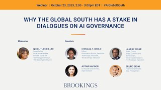 Why the Global South has a stake in dialogues on AI governance [upl. by Airan]