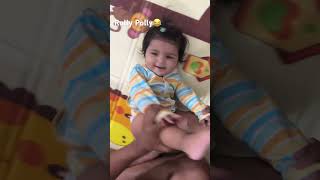 Rolly Polly Rolly Polly rollypolly rolly baby girl cutebaby masti beti [upl. by Teragramyram]