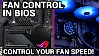 How to Control Fan Speed on PC PC Fan control in BIOS [upl. by Eizle]