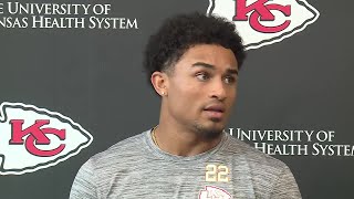 Trent McDuffie discusses Chiefs Week 3 matchup with the Atlanta Falcons [upl. by Elijah]