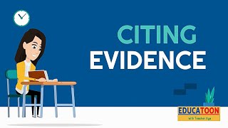 Cite Evidence to Support a General Statement [upl. by Aztin]