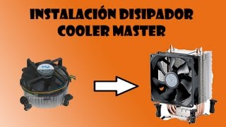 Desmontar disipador y Instalación disipador Cooler Master Hyper TX3 [upl. by Keri]