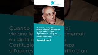 Giuseppe Dossetti  Resistenza [upl. by Carly]