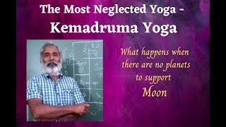 Class  53 Kemadruma Yoga and its effects on the Native [upl. by Paryavi]