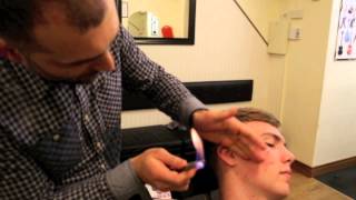 Hair Singeing By The Turkish Barbers Lucan Dublin Ireland [upl. by Jere]