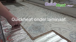 QuickheatFloor onder laminaat [upl. by Schonfeld]