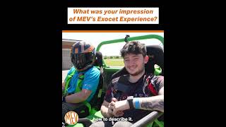 Passengers immediate reaction to MEVs Exocet Experience [upl. by Adarbil828]