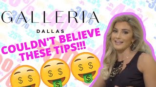 BLACK FRIDAY DEALS amp STEALS SHOPPING TIPS AT GALLERIA DALLAS [upl. by Nwonknu]