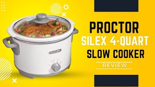 ProctorSilex 4Quart Slow Cooker 33042 Review [upl. by Rebecka]