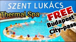 Lukacs thermal bath spa  BUDAPEST [upl. by Lorie502]