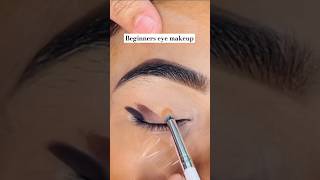 Beginners Eye Makeup😱 beutyhack makeupeyemakeupshorts youtubefeed eyeshadow youtubeshortsyt [upl. by Akerue]