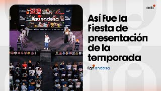 Así fue la fiesta de presentación de la Liga Endesa  Liga Endesa 202425 [upl. by Aifoz]