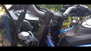 ModificationHandle Riser for Honda Hornet 160RUnboxingInstallation [upl. by Acinod]