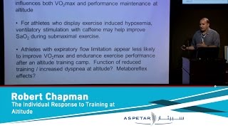 The Individual Response to Training at Altitude by Robert Chapman [upl. by Nila197]