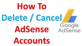 How to delete Google Adsense Account  Deactivate [upl. by Reywas442]