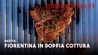 BISTECCA alla FIORENTINA cotta AL FORNO  Beker bbq and grill [upl. by Tiebold]