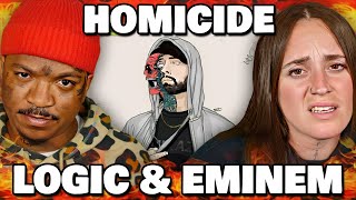 LOGIC KEPT UP  Logic amp Eminem  HOMICIDE  Reaction [upl. by Ynohtnakram527]