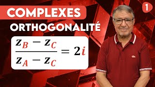 Complexes  Orthogonalité  Ex 1 BAC Terminale [upl. by Suollecram105]