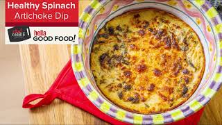 BEST Spinach Artichoke Dip HEALTHY amp TASTY [upl. by Ssyla]