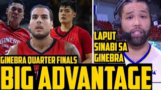 GINEBRA BIG ADVANTAGE SA PBA PLAYOFFS  JAMES LAPUT MATINDING SINABI SA GINEBRA [upl. by Filiano]