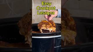 Easiest Crockpot Lasagna Ever [upl. by Navis]