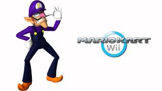 Mario Kart Wii Music  GCN Waluigi Stadium [upl. by Aneerbas]