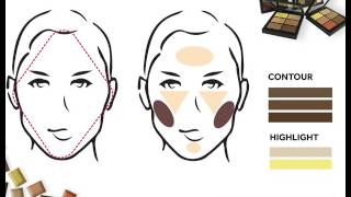 How to Identify DIAMOND Face shape and Contour and Highlight  Provoc [upl. by Asira212]