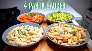 4 DELICIEUSES SAUCES POUR sublimer VOS PÂTES  FOOD IS LOVE [upl. by Attennek]