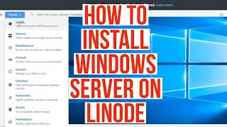 Install Windows Server On Linode And Create RDP [upl. by Hatch]