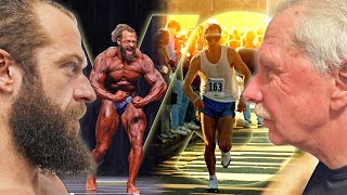 250 lb Bodybuilder vs Ultramarathoner  1 Hour Distance Run challenge [upl. by Risser]