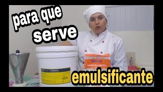 PARA QUE SERVE O EMULSIFICANTE POR JULIANA PAIVA [upl. by Ivah]