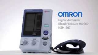 Omron Digital Automatic Blood Pressure Monitor HEM907 [upl. by Kelula388]