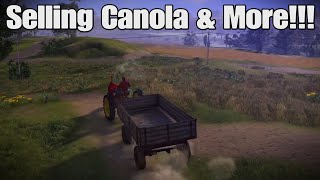 FARMERS DYNASTY Episode 7 Selling Canola  Distributing Bales amp More PS5 [upl. by Donough]