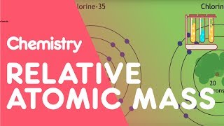 How To Calculate Relative Atomic Mass  Chemical Calculations  Chemistry  FuseSchool [upl. by Clarie13]