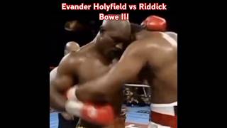 Evander Holyfield vs Riddick Bowe III Evander Holyfield KO shorts [upl. by Eecak]