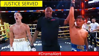 Aneson Gib Vs Tayler Holder  OVERTURNED  DramaAlert Unanimous Decision Gib WINS  COMMISSIONER [upl. by Ellekcim]