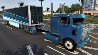 Badass Kenworth Bullnose Truck  American Truck Simulator  ATS  MOD [upl. by Enelaehs]