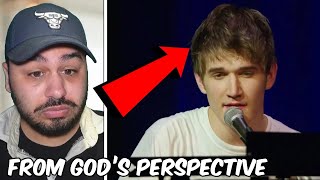 quotBelieversquot Firsttime hearing Bo Burnham  From Gods Perspective Reaction [upl. by Emelen]